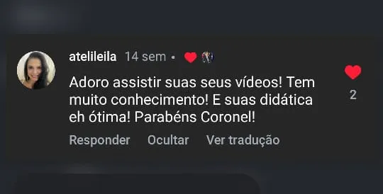 DEPOIMENTO CURSO PREPARATÓRIO GCM